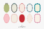 Love Lace Frames - Hand Drawn Set, an Object Graphic by Leila Divine (Thumbnail 9 of 12)