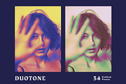 Duotone Gradient Photoshop Effect, a Poster Template by velvetmade.designs (Thumbnail 2 of 10)