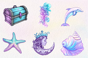 The Magical Ocean Sublimation Bundle, an Illustration by CreationArt (Thumbnail 3 of 5)
