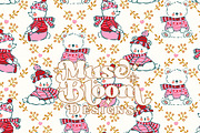Snowflakes Holidays Seamless Set, a Pattern Graphic by MuseBloomDesigns (Thumbnail 25 of 29)