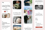 Wedding Agency Landing Page Template, a Templates & Theme by RPWDS (Thumbnail 3 of 3)