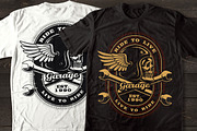 Biker Skull with Wing, an Illustration by Harry Kasyanov (Thumbnail 2 of 3)