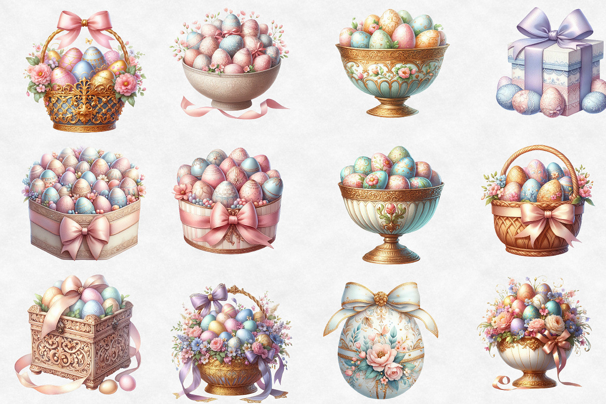 Easter Egg Clipart, an Illustration by Designworld (Photo 3 of 5)