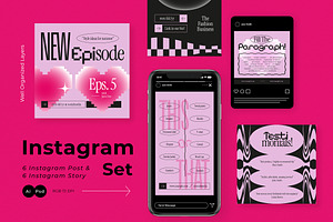 Pink Y2K Instagram Pack