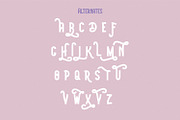 White Rainbow Playful Vintage Font, a Font by Helotype (Thumbnail 8 of 9)
