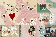 Bundle Scanned Paper Texture Collage by  in Graphics