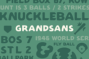 Grandsans — Vintage lettering font, a Sans Serif Font by SimpleBits® (Thumbnail 2 of 5)