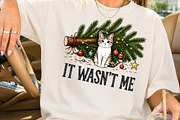 It Wasn't Me Funny Christmas PNG, a Seasonal Illustration by Rose Art (Thumbnail 2 of 4)