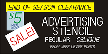 Advertising Stencil JNL