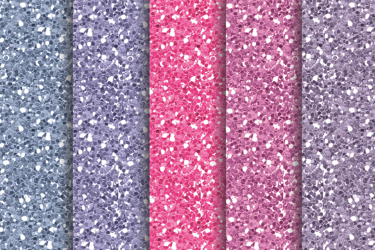 Girly Glitter Papers