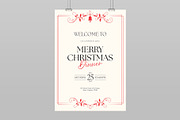 Christmas Welcome Sign Template, a Poster Template by BrandPacks (Thumbnail 3 of 5)