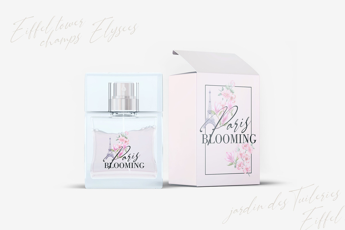 Blooming Paris. Motifs,Frame,pattern, an Illustration by Kotkoa (Photo 17 of 21)