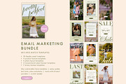 Feminine Canva Email Template Bundle, an Email Template by KikiBunnyCreative (Thumbnail 2 of 11)