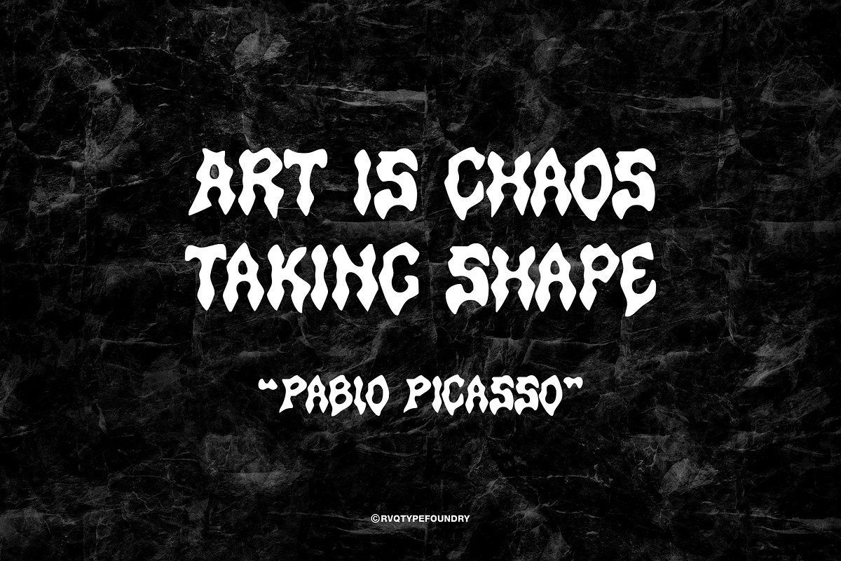 Kashio Typeface (3 style), a Blackletter Font by Rvq Type Foundry (Photo 5 of 9)