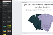 Canva Template Bella Canvas 3001, a Shirt Mockup by lock and page (Thumbnail 5 of 6)