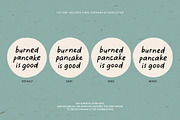 BURNED PANCAKES | Extended Family, a Handwritten Font by type peace (Thumbnail 13 of 17)