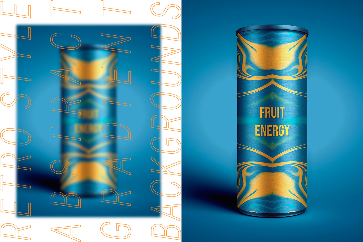 Retro style gradient backgrounds, a Background Graphic by LiiaLonn Studio (Photo 5 of 6)