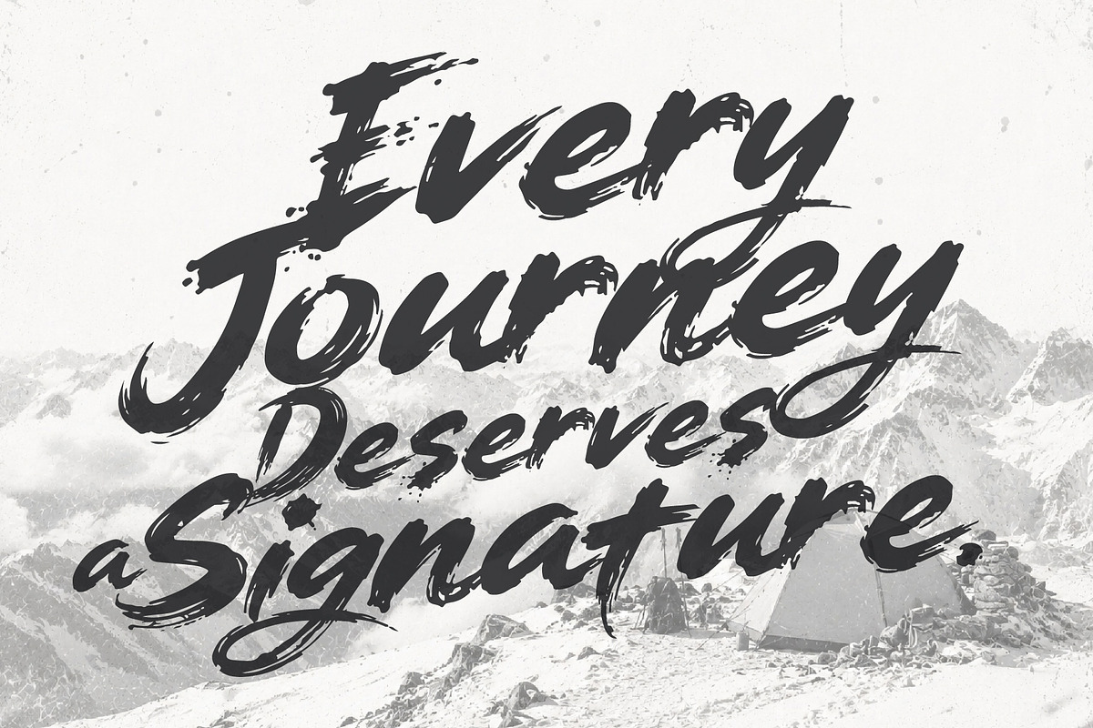 HighRoam - Wild Spirit Fonts, a Handwritten Font by HypeWorksCo (Photo 7 of 14)