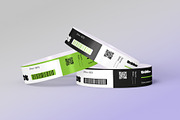 Event Ticket Wristband Template, a Flyer Template by DesignCrest (Thumbnail 5 of 7)