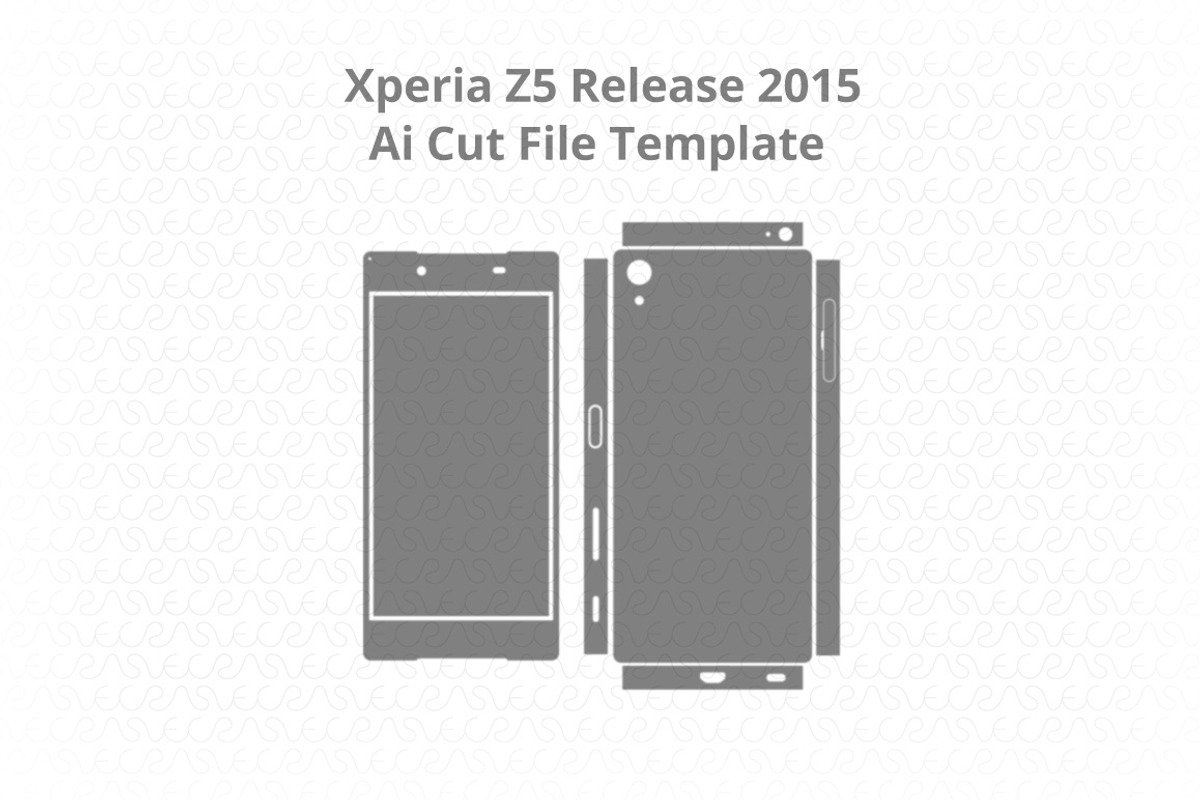 Sony Xperia Z5 / Decal Cut File Ai, a Mask Mockup by VecRas