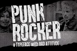 PunkRocker Font Trio