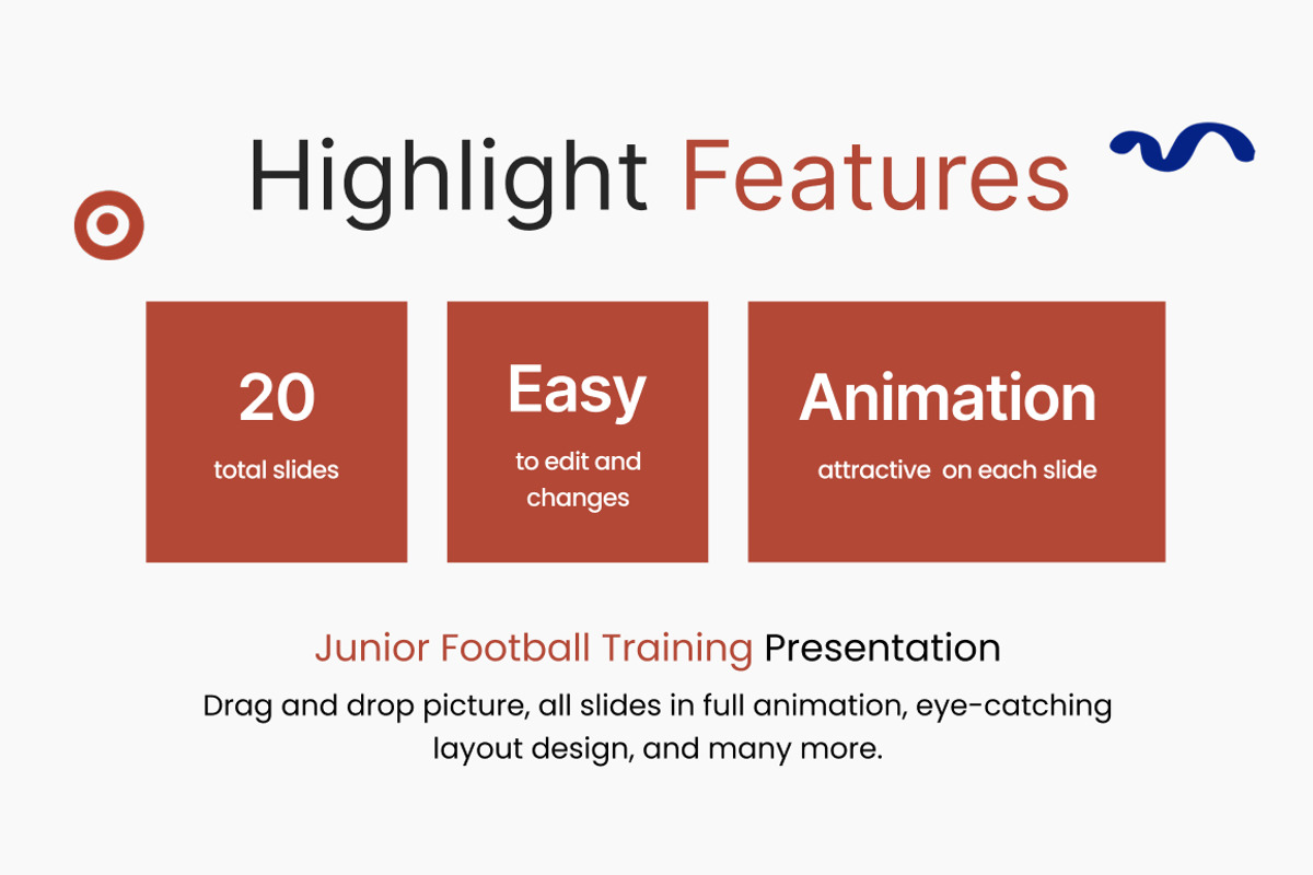 Junior Football Google Slides, a Presentation Template by Loin Studio (Photo 2 of 4)