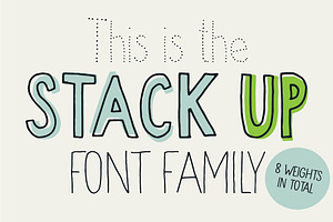 Stack up - The universal font family