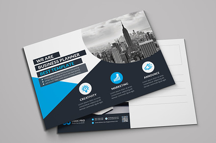 Postcard, a Card Template by Genereux Art