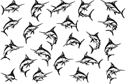 Marlin Fish Vintage Collection, an Object Graphic by RT Studio (Thumbnail 3 of 4)