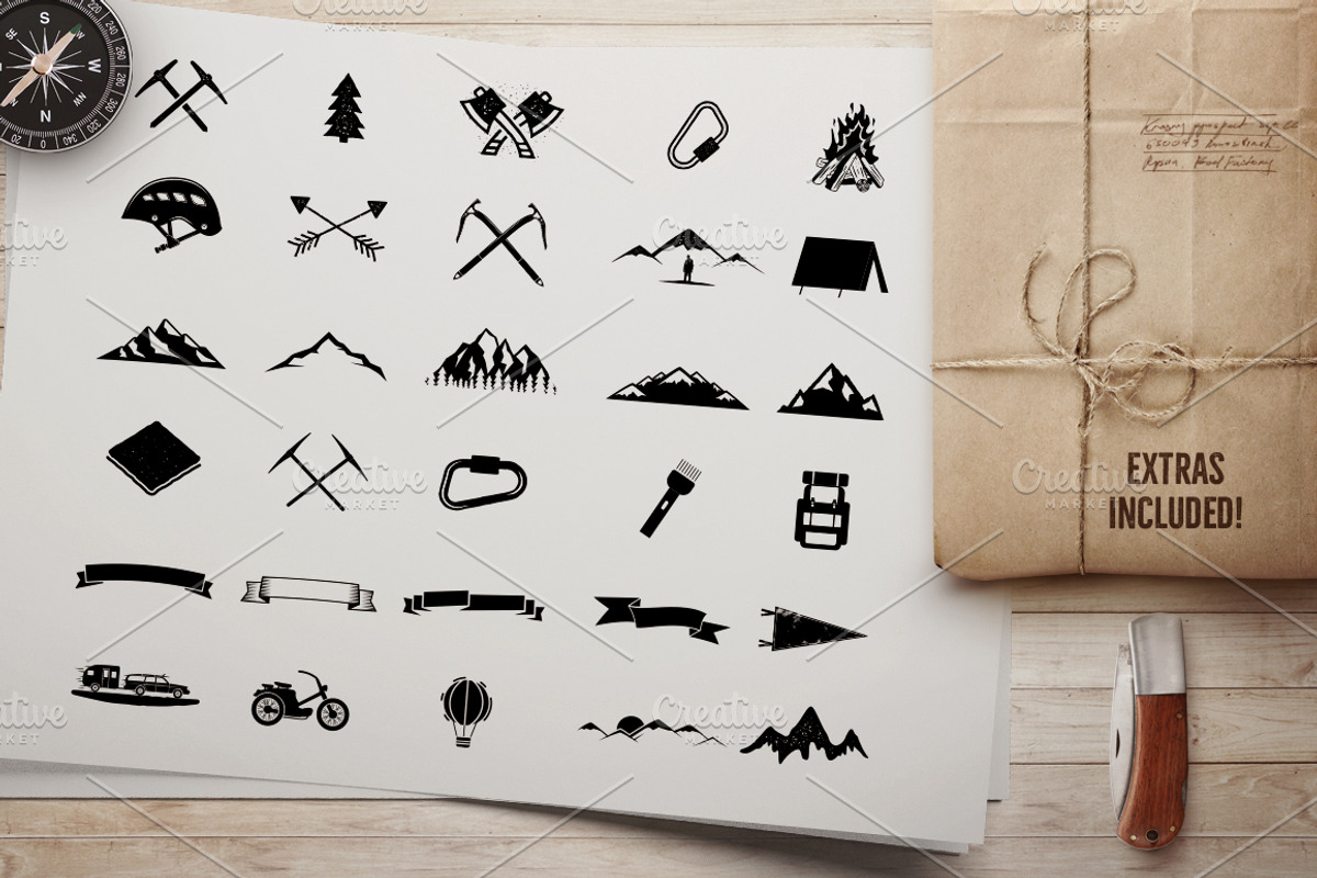 Mountain Expedition Logos Badges Set, a Branding & Logo Template by JeksonGraphics (Photo 4 of 10)