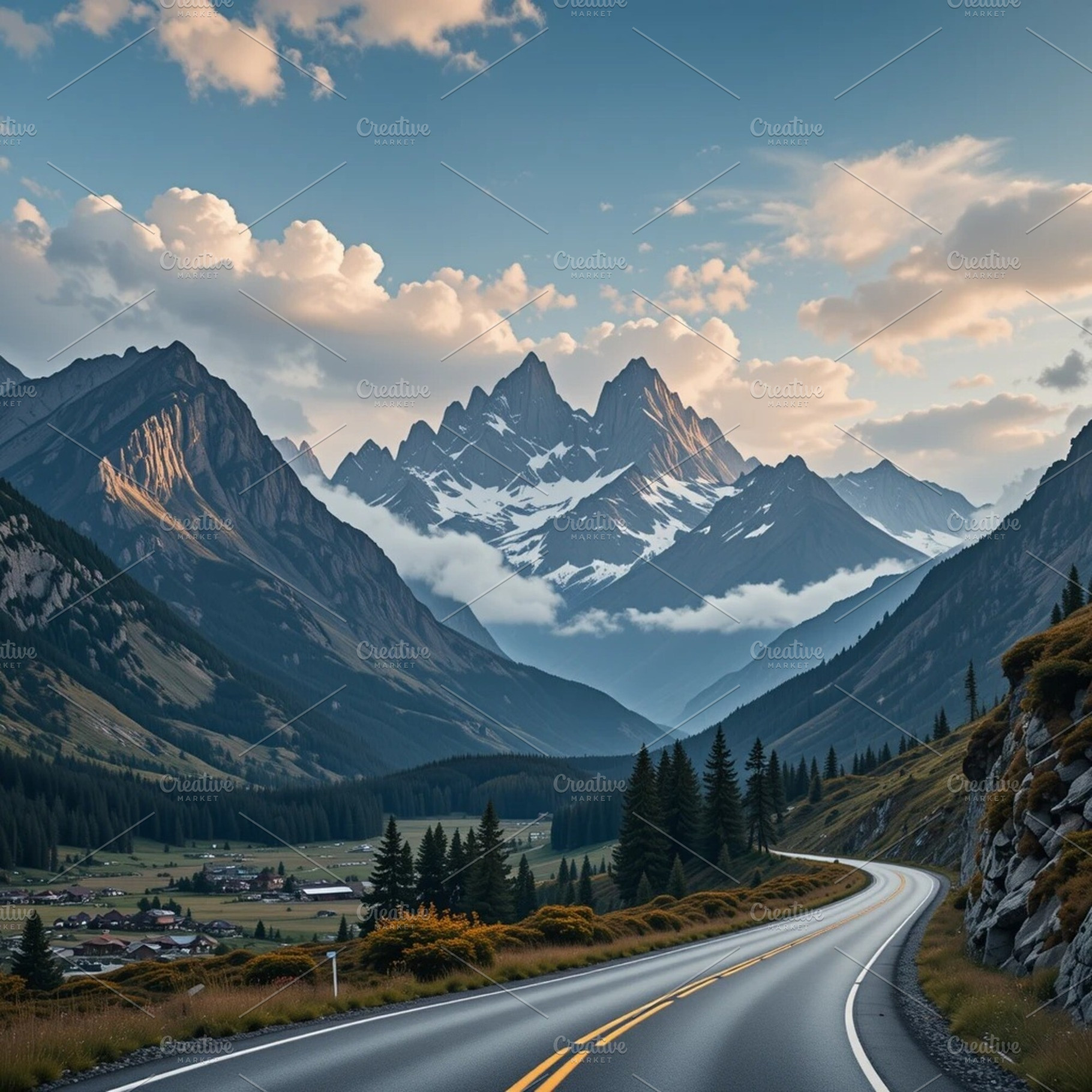 landscape stock photography, a Nature Photo by ComfortQ