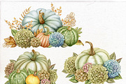 Thanksgiving watercolor Bundle., an Illustration by Mary (Thumbnail 3 of 9)