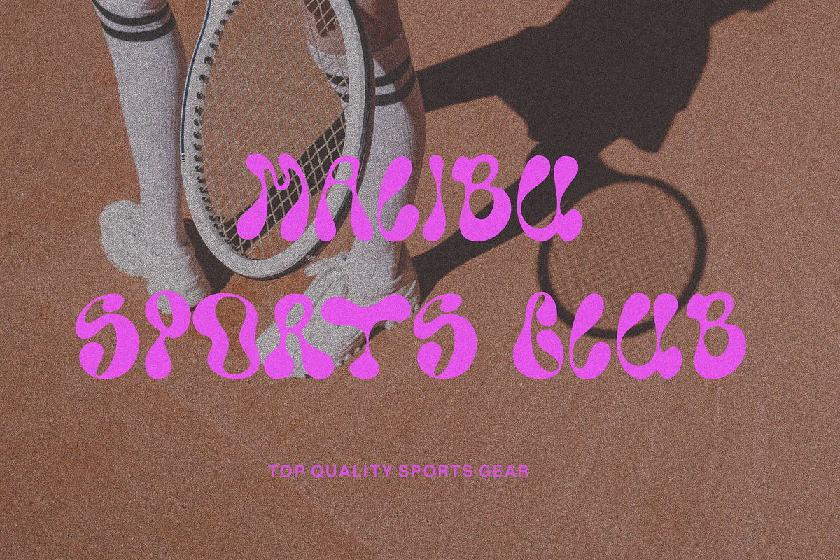 Retro Display Font + Retro Graphics, a Font by Laras Wonderland (Photo 4 of 14)