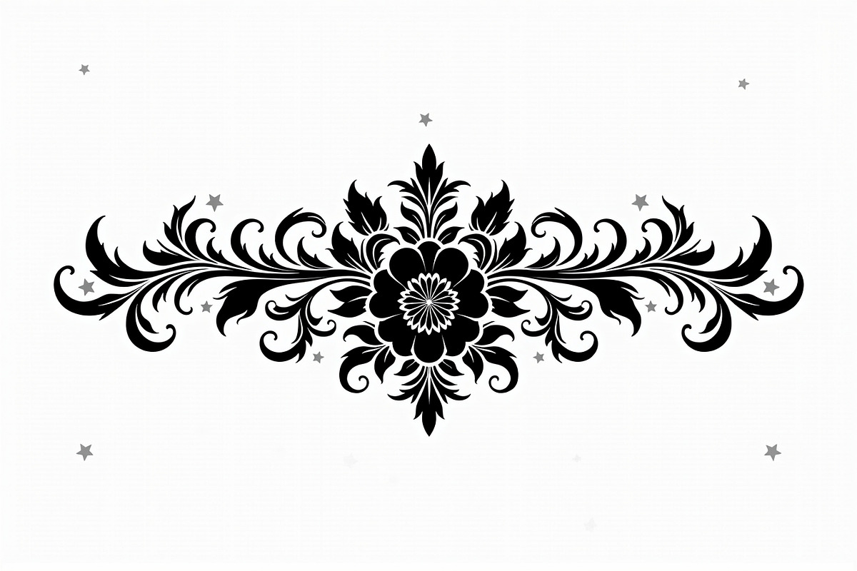 Elegant Floral Ornament Set, an Illustration by BIPLOB EXPERT (Photo 8 of 21)