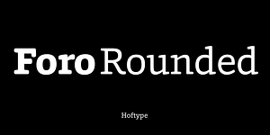 Foro Rounded