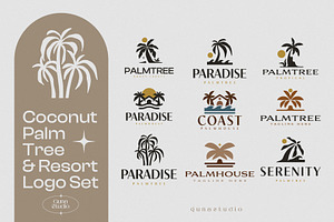 Tropical Summer Logo Collection