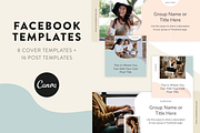 Canva Facebook | Covers & Posts, a Social Media Template by Anchor ‹A› Digital Design (Thumbnail 1 of 9)