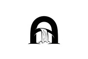 Waterfall Arch Landscape SVG Bundle, an Illustration by jahid234 (Thumbnail 31 of 31)