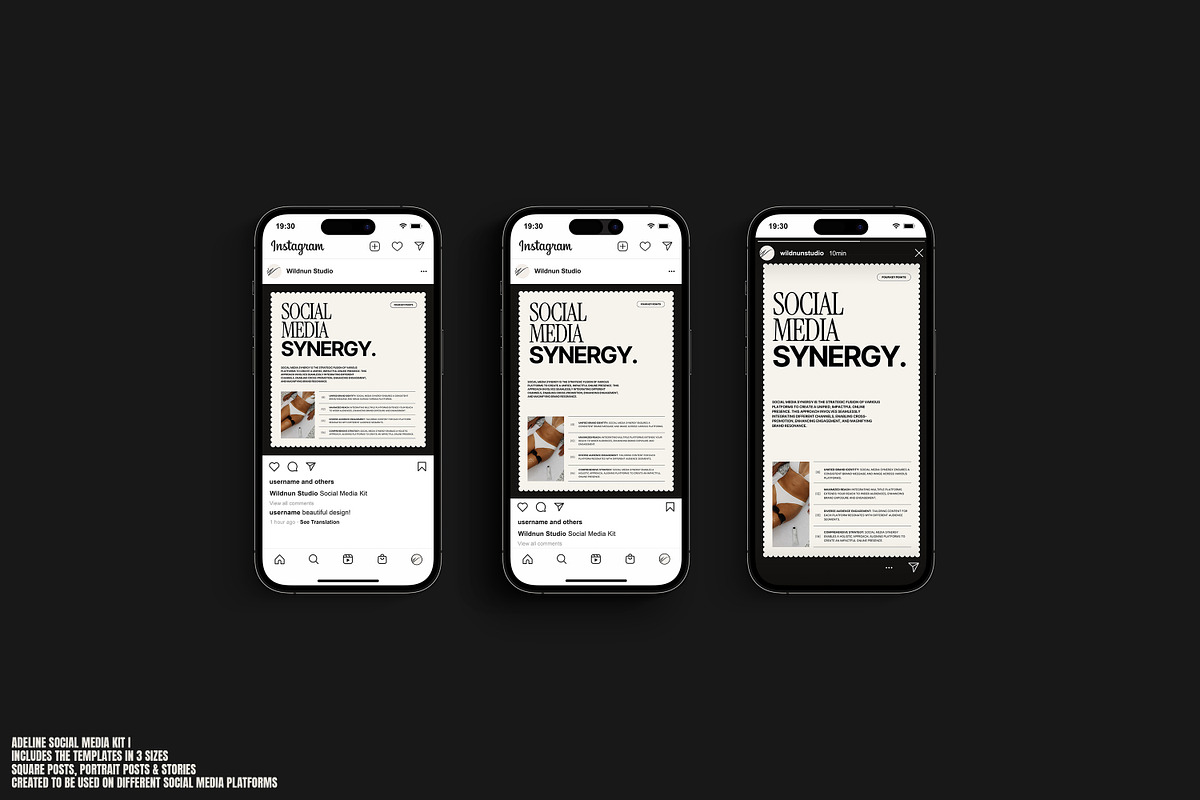ADE / Social Media Kit (I), a Social Media Template by Wildnun Studio (Photo 4 of 23)