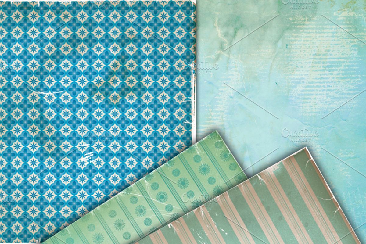 Vintage Pattern Paper & Cardboard preview 2