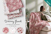 Dreamy floral seamless pattern set, a Pattern Graphic by Momosama Studio (Thumbnail 1 of 5)
