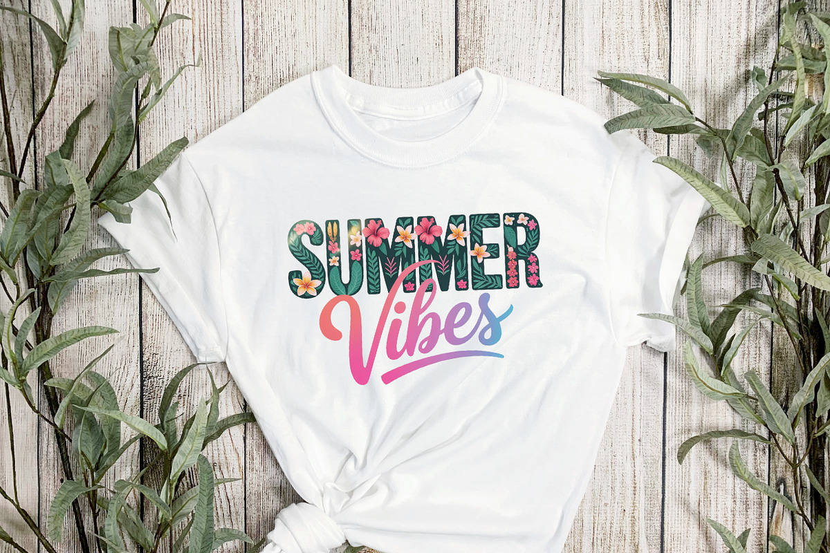Summer Vibes Png, Summer Sublimation, an Illustration by RobertsArt (Photo 5 of 7)