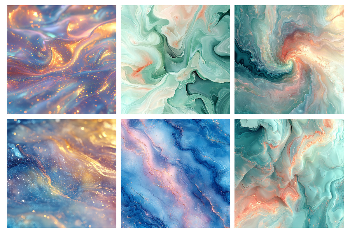 Opal textures, a Texture Illustration by RobertsArt (Photo 2 of 7)
