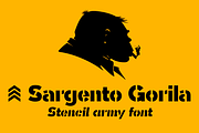 Sargento Gorila 2 fonts, a Sans Serif Font by deFharo (Thumbnail 1 of 7)