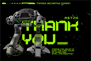 ASTOR - Futuristic Display Font, a Font by Vroz Studio (Thumbnail 8 of 8)