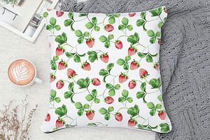 Strawberry Seamless Patterns