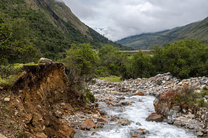 River flowing through the Humantay Lake trek in the Peruvian And, a Nature Photo by GoodGoods