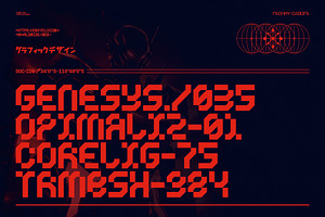 CYKLONE - Cyberpunk Futuristic Font