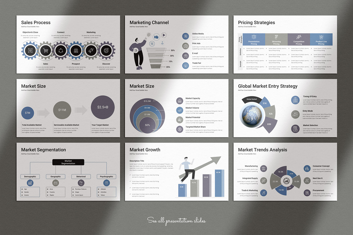 Marketing Plan Keynote Template, a Presentation Template by TemplatesForest