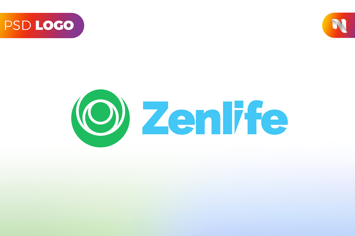 Zenlife Logo, a Branding & Logo Template by Nadasol (Photo 1 of 4)